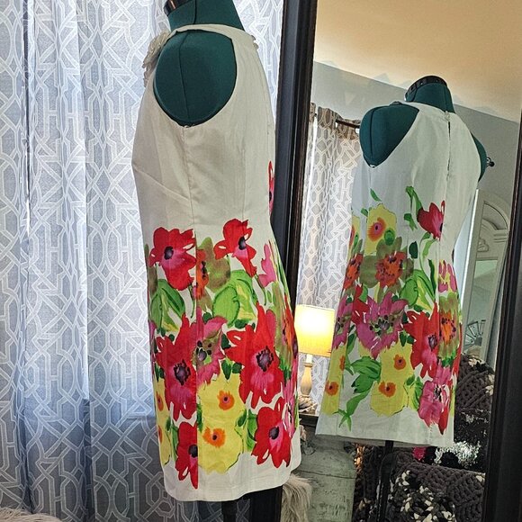 Sophia Christina Floral Halter Dress – Size 6 - Picture 2 of 6